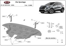 Stahl Unterfahrschutz für Motor Kia Sportage (2019-2021)