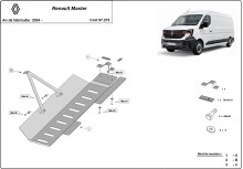 Stahl Unterfahrschutz für Katalysator Start-Stop Renault Master 4 (2024-2026)