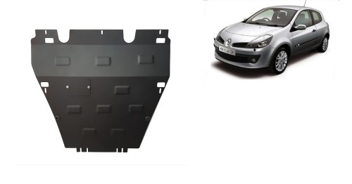 Stahl Unterfahrschutz für Motor, Getriebe Renault Clio 3 (2005-2012)
