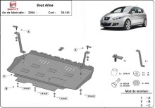 Stahl Unterfahrschutz für Motor Seat Altea (2006-2015)