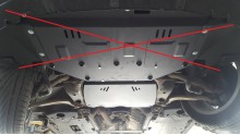 Stahl Unterfahrschutz für Getriebe Audi A4 B7 All Road Schaltgetriebe (2005-2008)