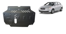 Stahl Unterfahrschutz für Motor Hyundai Accent (2005-2010)