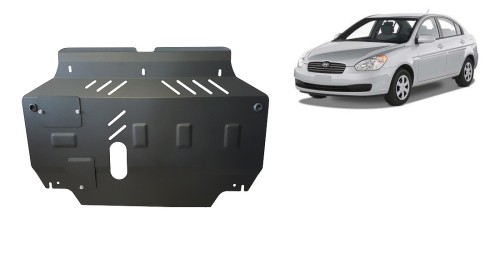 Stahl Unterfahrschutz für Motor Hyundai Accent (2005-2010)