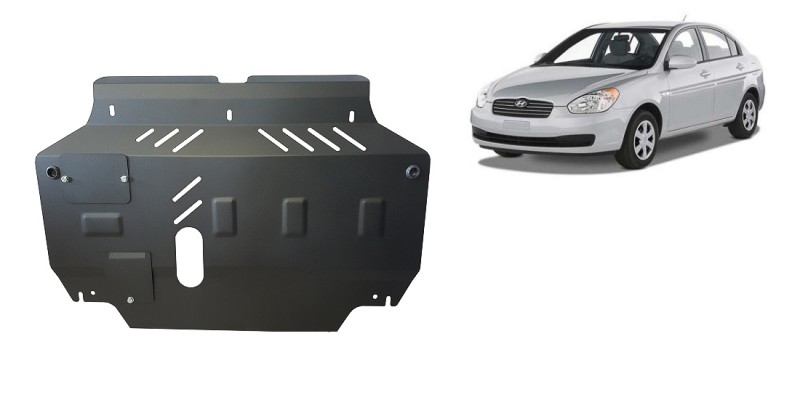 Stahl Unterfahrschutz für Motor Hyundai Accent (2005-2010)