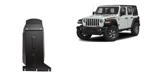 Stahl Unterfahrschutz für Motor Jeep Wrangler - JL (2017-2026)