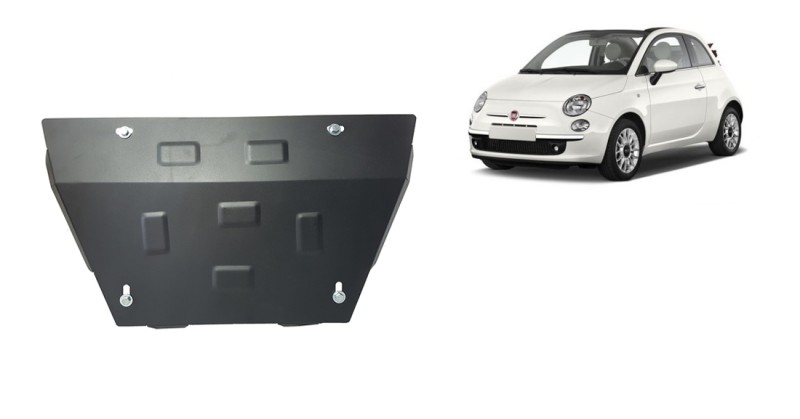 Stahl Unterfahrschutz für Motor Fiat 500 (2007-2026)