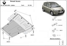 Stahl Unterfahrschutz für Motor Renault Scenic (2004-2008)