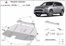 Stahl Unterfahrschutz für Motor Mitsubishi Outlander (2012-2021)