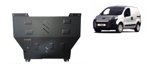 Stahl Unterfahrschutz für Motor Peugeot Bipper (2007-2021)