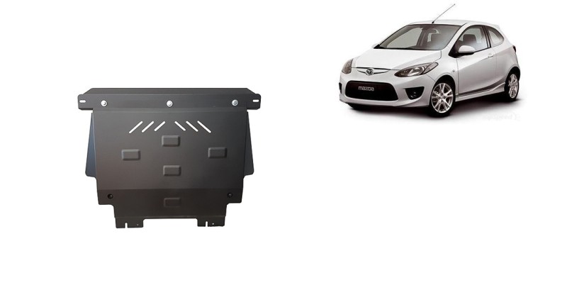 Stahl Unterfahrschutz für Motor Mazda 2 (2008-2014)