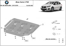 Stahl Unterfahrschutz für Motor BMW Seria 2 F45 (2013-2018)
