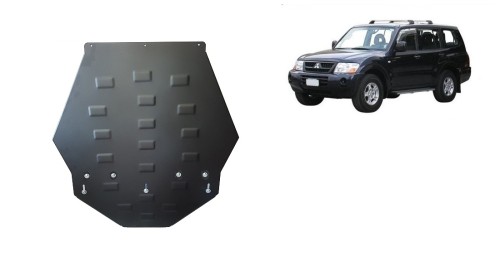 Stahl Unterfahrschutz für Getriebe Mitsubishi Pajero 3 (V60, V70) Vers. 2.0 (1999-2007)