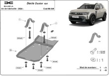 Stahl Unterfahrschutz für Differential Dacia Duster 4x4 (2024-2026)