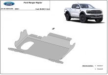 Aluminium Unterfahrschutz für Motor Ford Ranger Raptor (2023-2026)