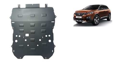 Stahl Unterfahrschutz für Motor, Getriebe Peugeot 3008 (2017-2026)