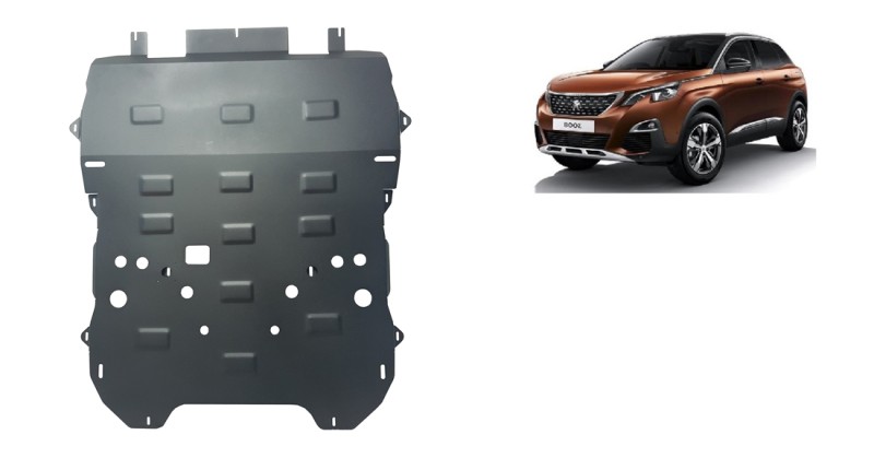 Stahl Unterfahrschutz für Motor, Getriebe Peugeot 3008 (2017-2026)