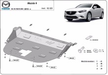 Stahl Unterfahrschutz für Motor Mazda 6 (2013-2026)