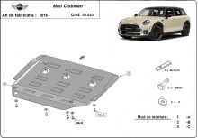 Stahl Unterfahrschutz für Motor, Getriebe Mini Clubman (2016-2024)