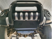 Stahl Unterfahrschutz für Motor, Kühler Mitsubishi L 200 (2005-2015)