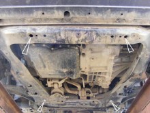 Stahl Unterfahrschutz für Motor Renault Koleos (2008-2016)