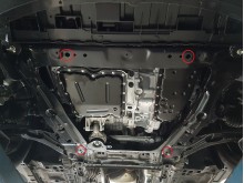Aluminium Unterfahrschutz für Motor Nissan X-Trail (2014-2021)