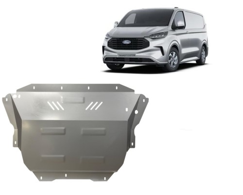 Unterfahrschutz aus verzinktem Stahl für Motor Ford Transit Custom (2023-2026)