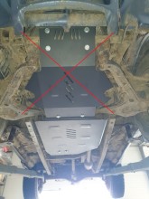 Stahl Unterfahrschutz für Getriebe Suzuki Vitara (1988-1999)