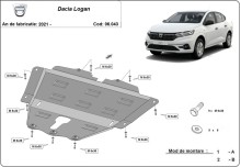 Stahl Unterfahrschutz für Motor Dacia Logan (2021-2026)