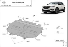 Stahl Unterfahrschutz für Motor Opel Grandland X (2017-2026)