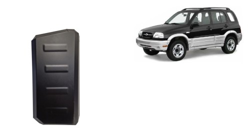 Stahl Unterfahrschutz für Kraftstofftank Suzuki Grand Vitara (1999-2005)