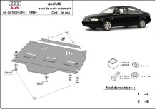 Stahl Unterfahrschutz für Getriebe Audi A6 Automatikgetriebe (1997-2004)