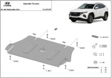 Stahl Unterfahrschutz für Motor Hyundai Tucson (2021-2026)