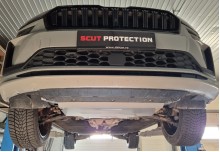 Aluminium Unterfahrschutz für Motor Skoda Kodiaq (2024-2026)