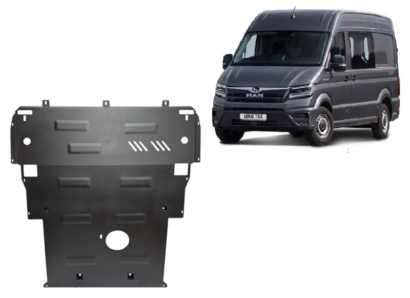 Stahl Unterfahrschutz für Motor Man TGE (2021-2026)