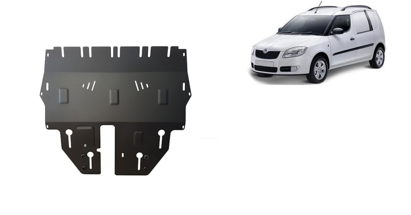 Stahl Unterfahrschutz für Motor Skoda Praktik (2006-2015)