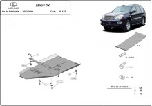 Aluminium Unterfahrschutz für Getriebe Lexus GX (2002-2009)