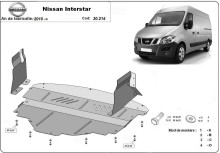Stahl Unterfahrschutz für Motor Nissan Interstar (2010-2022)