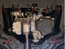 Stahl Unterfahrschutz für Motor Toyota Aygo X (2022-2026)