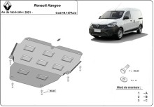 Aluminium Unterfahrschutz für Motor Renault Kangoo (2021-2026)