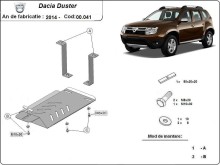 Stahl Unterfahrschutz für Differentialschutz Dacia Duster 4x4 (2014-2017)