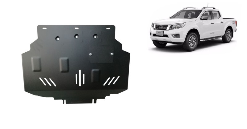 Stahl Unterfahrschutz für Motor Nissan Navara NP300 - D23 (2015-2021)
