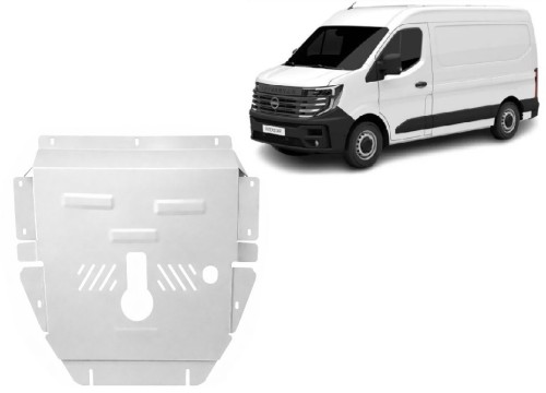 Aluminium Unterfahrschutz für Motor Nissan Interstar (2024-2026)