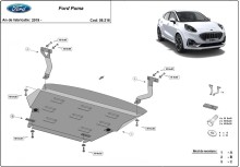 Stahl Unterfahrschutz für Motor Ford Puma (2019-2026)