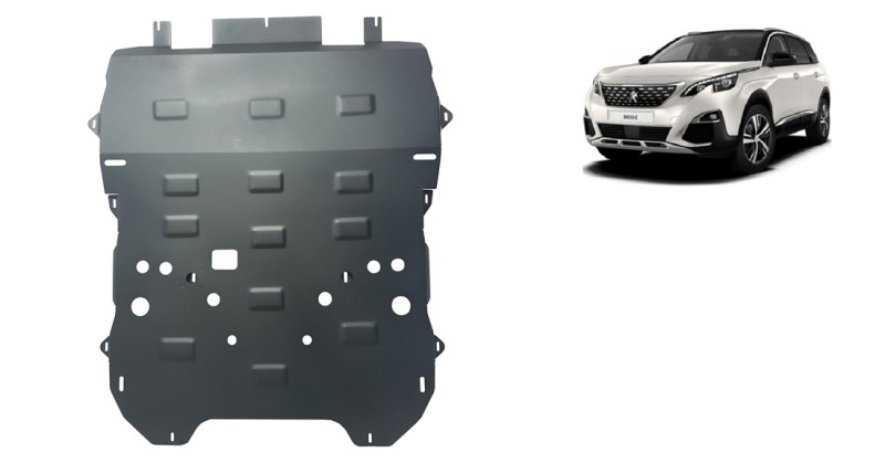 Stahl Unterfahrschutz für Motor, Getriebe Peugeot 5008 (2017-2026)