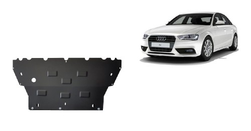 Stahl Unterfahrschutz für Motor Audi A4 B9 All Road (2015-2026)
