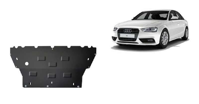 Stahl Unterfahrschutz für Motor Audi A4 B9 All Road (2015-2026)