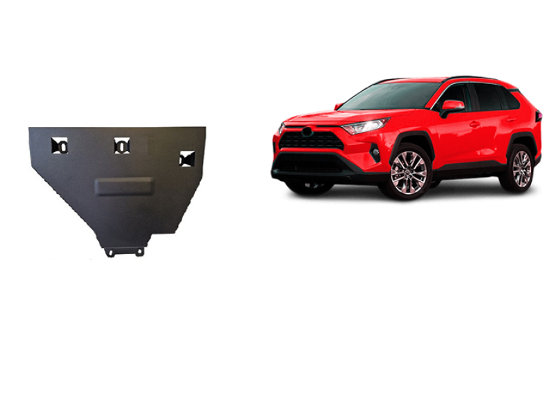 Stahl Unterfahrschutz für Differentialschutz Toyota RAV 4 Hybrid (2018-2026)
