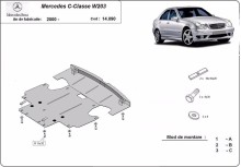 Stahl Unterfahrschutz für Motor Mercedes C-Class (2000-2007)