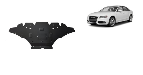 Stahl Unterfahrschutz für Motor Audi A4 B8, diesel (2008-2015)