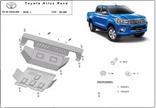 Stahl Unterfahrschutz für Motor, Kühler Toyota Hilux Revo (2016-2026)